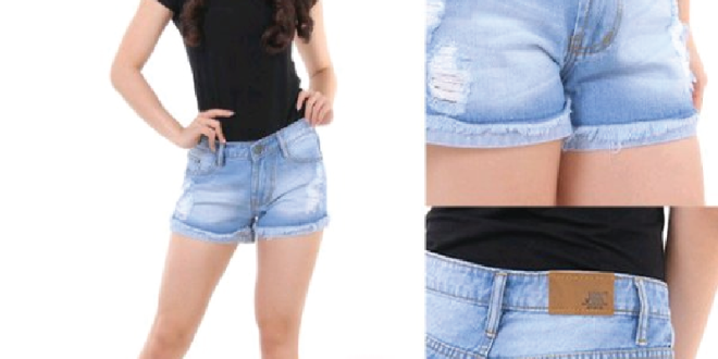 Celana Pendek Wanita Jeans Modern - vivianbaella