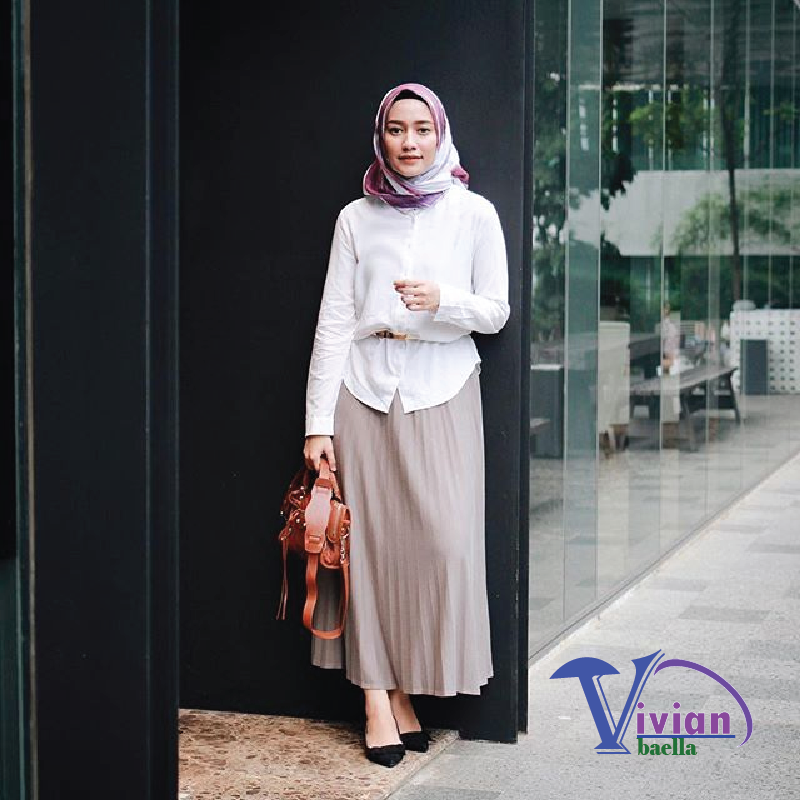 Style Kemeja Putih Wanita Hijab - vivianbaella