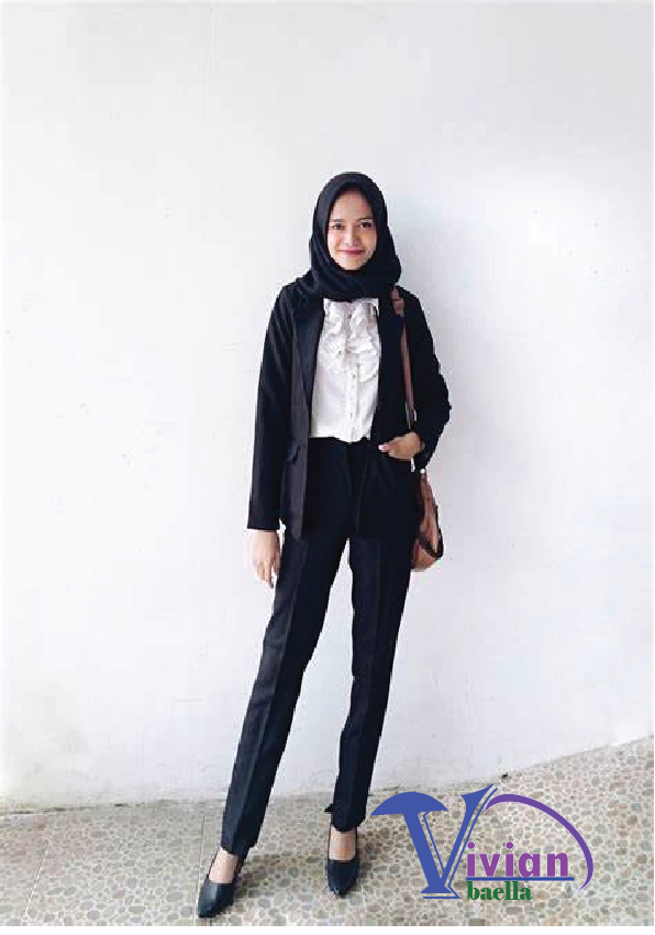 office look wanita karir hijab - vivianbaella